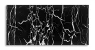 Öntapadós PVC csempepanel, 2. osztályú, kisebb hibákkal! Fekete alapú szürke márvány, 30 x 60 cm