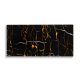 Öntapadós PVC csempepanel, Fekete alapú narancs márvány, 30 x 60 cm