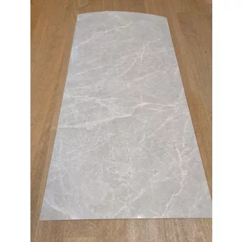   Öntapadós PVC csempepanel, Kissé sérült! Mély szürke márvány, 30 x 60 cm