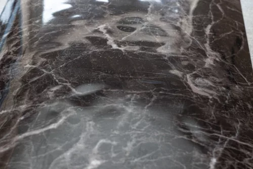 Öntapadós PVC csempepanel, Szürkés-barna márvány, 30 x 60 cm. II.o.