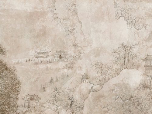 Fotótapéta, Kínai hegyek, Prémium, 371x280 cm