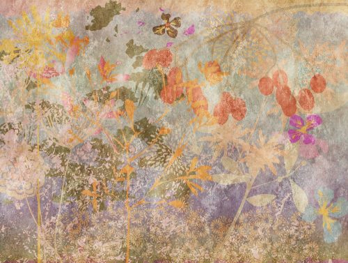 Fotótapéta, Festett virágok, Prémium, 371x280 cm