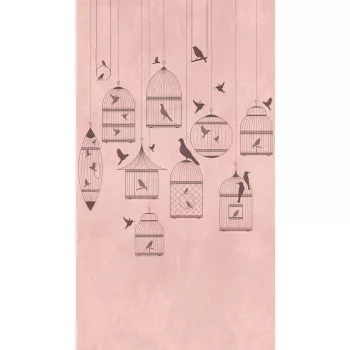 Fotótapéta, Kalitkák és madarak, 159x280 cm