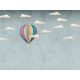 Fotótapéta, Légballon a felhők között, 371x280 cm
