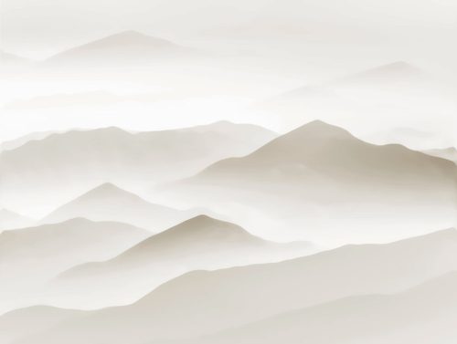 Fotótapéta, Pasztel hegyek, 371x280 cm