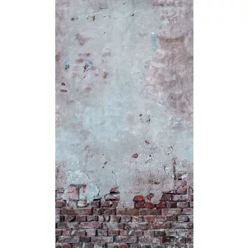   Fotótapéta, Régies hulló vakolatú téglafal hatású, 159x280 cm