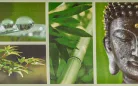Buddha és naturál,öntapadós  bordűr