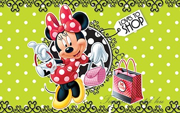 Disney öntapadó gyerek bordűr Minnie egér