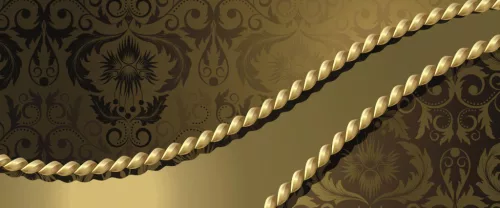 Barokk minta poszter, fotótapéta (250 x 104 cm)
