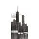 Urban City öntapadós poszter, fotótapéta (91 x 211 cm)