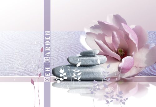 Zen Garden poszter, fotótapéta Vlies (152,5 x 104 cm)