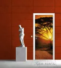 Afrika poszter, fotótapéta (91 x 211 cm)