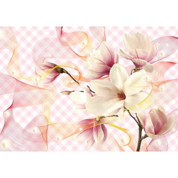 Virágok poszter, fotótapéta, Vlies (104 x 70,5 cm)