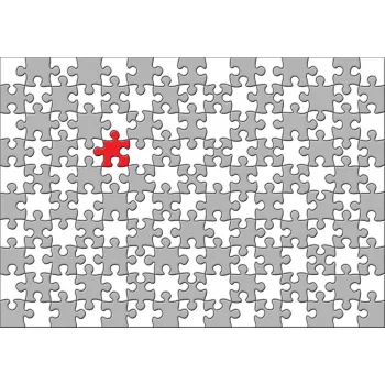 Puzzle poszter, fotótapéta