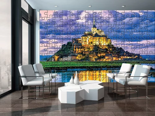 Mont-Saint-Michel poszter, fotótapéta