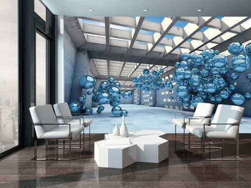 Absztrakt golyók poszter, fotótapéta