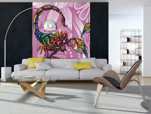 Skorpiók poszter, fotótapéta (184 x 254 cm)