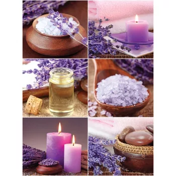 Levendula poszter, fotótapéta, Vlies (184x254 cm, álló)