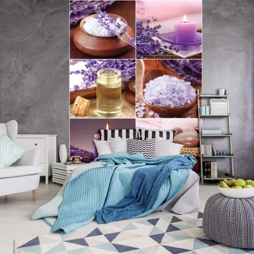 Levendula poszter, fotótapéta, Vlies (206x275 cm, álló)