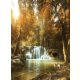 Erdei vízesés poszter, fotótapéta, Vlies  (184x254 cm, álló)
