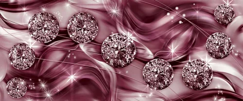 Gyöngyök poszter, fotótapéta (250 cm x 104 xm)