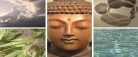 Buddha poszter, fotótapéta (250 x 104 cm)