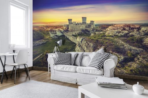 Ogrodzieniec-kastély poszter, fotótapéta, Vlies (104 x 70,5 cm)