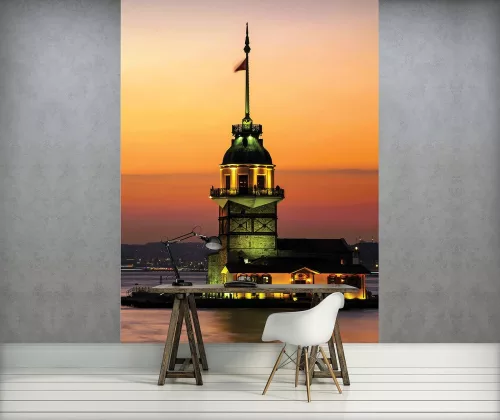 Kávézó a vízen poszter, fotótapéta (184 x 254 cm)