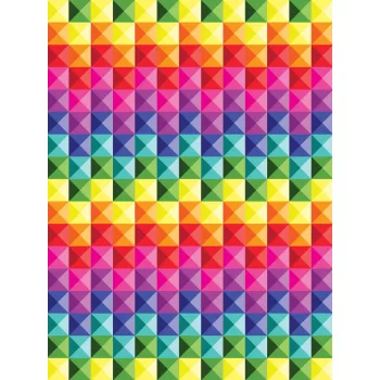   Színes minta poszter, fotótapéta, Vlies (184x254 cm, álló)