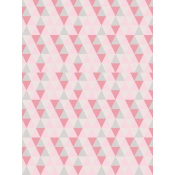   Rózsaszín rombuszok poszter, fotótapéta, Vlies (206x275 cm, álló)