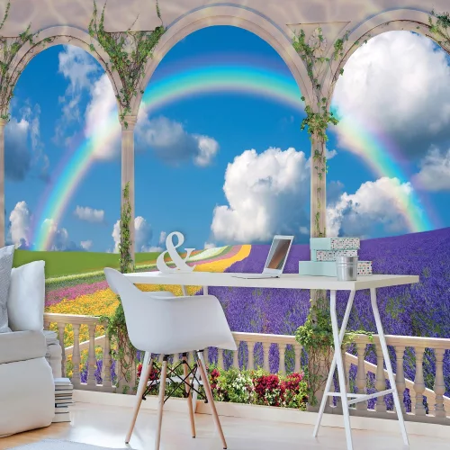 Kilátás a teraszról poszter, fotótapéta