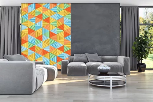Absztrakt minta poszter, fotótapéta, Vlies (184x254 cm, álló)