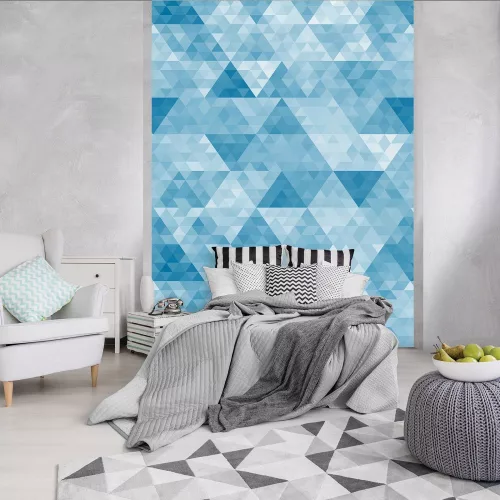 Kék minta poszter, fotótapéta, Vlies (206x275 cm, álló)