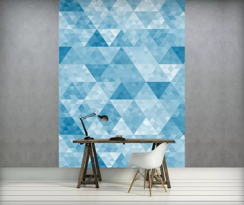 Kék minta poszter, fotótapéta, Vlies (206x275 cm, álló)