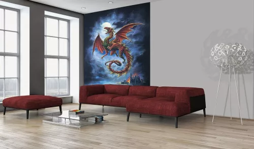Sárkány poszter, fotótapéta (184 x 254 cm)