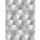 Szürke háromszögek poszter, fotótapéta, Vlies  (206x275 cm, álló)