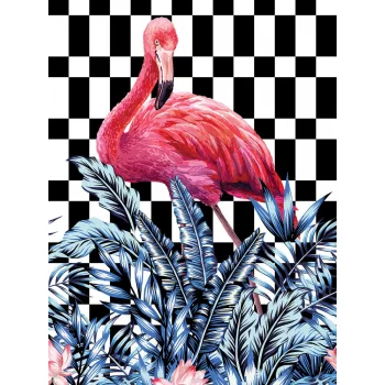 Flamingók poszter, fotótapéta (184 x 254 cm)