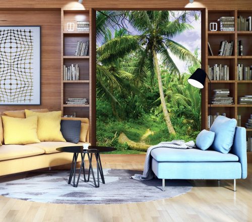 Pálmafák poszter, fotótapéta, Vlies (206x275 cm, álló)