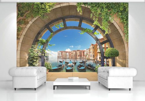 Velencei Kikötő poszter, fotótapéta, Vlies (104 x 70,5 cm)