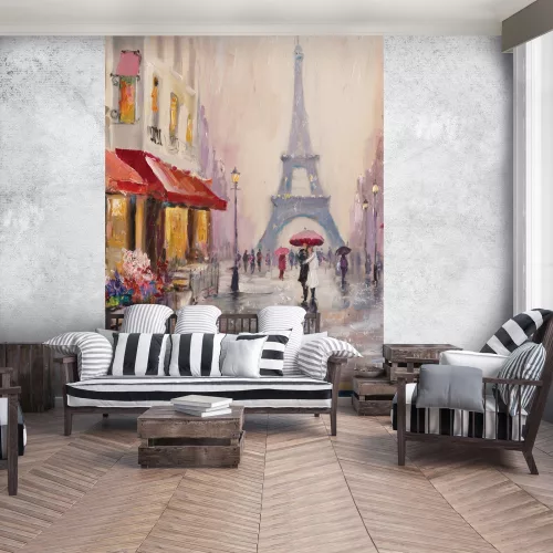 Párizsi utca poszter, fotótapéta, Vlies (206x275 cm, álló)