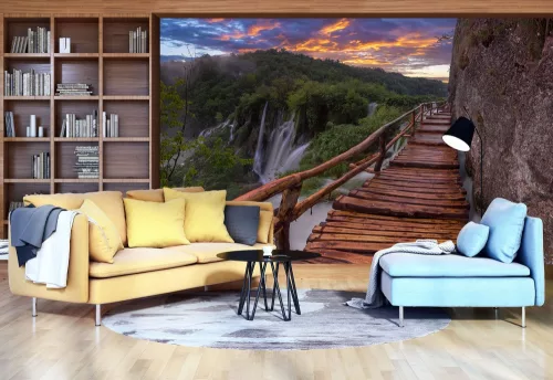 Hegyoldal poszter, fotótapéta