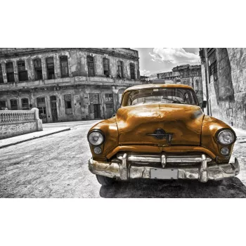 Régi taxi poszter, fotótapéta