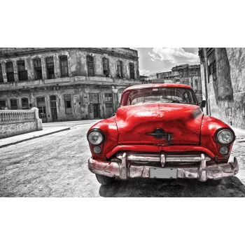 Régi taxi poszter, fotótapéta