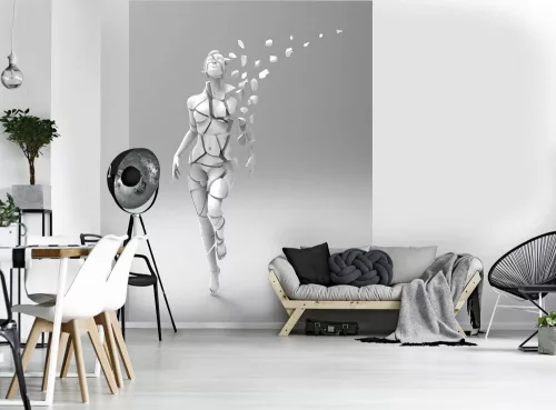 Törött szobor poszter, fotótapéta, Vlies (206x275 cm, álló)