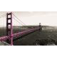 Pink Golden Gate Bridge poszter, fotótapéta Vlies (254 x 184 cm)
