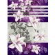 Virág minta poszter, fotótapéta, Vlies  (184x254 cm, álló)