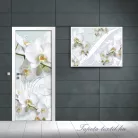 Virág minta öntapadós poszter, fotótapéta (91 x 211 cm)