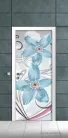 Virág minta öntapadós poszter, fotótapéta (91 x 211 cm)