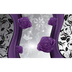 Virág minta poszter, fotótapéta (312 x 219 cm)