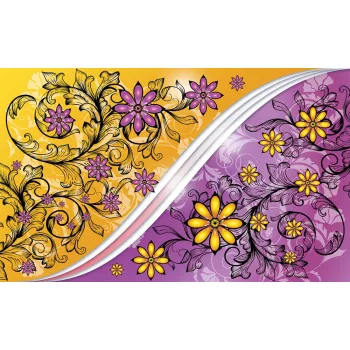 Virág minta poszter, fotótapéta